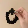 Pinza para el pelo geométrica ovalada estilo coreano para la primavera 2025, Accesorio para el pelo, Goma para el pelo de estilo fresco y dulce, Accesorio de banda para el pelo simple para niñas
