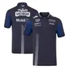 Camiseta de Corrida para Equipe de Fórmula 1 de Comércio Exterior Camisa de Ciclismo de Secagem Rápida Camisa Polo de Manga Curta Uniforme de Trabalho de Kart
