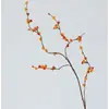 Flores Artificiais com Cipó Cobra do Sul, Nova Fruta da Fortuna Estilo Chinês, Arranjo de Flores Artificiais para Sala de Estar, Flores Secas, Arte Floral Decorativa Artificial Inspirada no Zen Wabi-Sabi