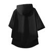 Camiseta con Capucha para Montañismo al Aire Libre para Hombre Verano Seda de Hielo Secado Rápido Fina Deportiva Casual Superior Holgada, Transpirable y Versátil