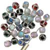 Corrente de Diamante Região Oeste Cubo d'Água Bola de Diamante Acrílica Contas com Furo Reto DIY Corrente para Celular Chaveiro Colar Corrente para Bolsa Acessórios