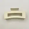Presilha de Garra Quadrada Fosca Oufel, Grampo Triângulo Grande, Presilha Tubarão para Rabo de Cavalo Alto, Acessório de Cabelo, Presilha de Garra para Rabo de Cavalo Alto