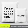 Saco Expresso Espessado Saco de Embalagem Branco Saco com Impressão em Inglês Logística Embalagem de Encomenda de Roupa Saco Impermeável Personalização