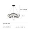 Lustre moderno minimalista de sala de estar de fábrica, lustre de personalidade criativa de vidro para quarto, escritório, casa