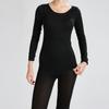 Otoño e invierno 37 grados temperatura constante calefacción traje de ropa interior térmica para damas ultrafino sin costuras cuerpo adelgazante pantalones de otoño al por mayor