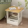 Mesa de centro nórdica mesa auxiliar para sofá de sala mueble mesa de rincón mesita de noche mesa cuadrada pequeña mesa cuadrada mesa pequeña para minidepartamento mesa auxiliar
