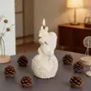 Molde de Silicona para Bricolaje 3D de Yeso para Aromaterapia, Molde de Resina con Diseños de Piña, Avellana y Ardilla