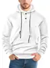 Comercio Exterior Transfronterizo Amazon Nuevo Primavera y Otoño Bolsillo con Botón Jacquard Sudadera con Capucha para Hombre Casual Deporte