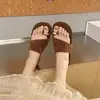 Chanclas Retro de Suela Blanda para Playa de Vacaciones Verano 2026 Sandalias Planas Casuales Nuevas y Elegantes de Suela Gruesa para Uso al Aire Libre