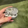Clipe de Fone de Ouvido com Fivela de Diamante em Formato de Cobra e Borboleta, Design Único e Estiloso, Acessório de Fone de Ouvido Brilhante