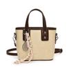 Bolsa de balde com textura casual 2025 primavera design de nicho tendência nova moda feminina simples bolsa de ombro transversal