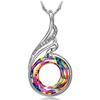 Cao Shi AliExpress colorido pavão gradiente pingente feminino cross-border outono novo online celebridade colar estilo étnico colar