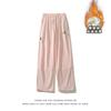 Pantalones de esquí cálidos para niñas, impermeables, cortavientos, forrados de polar, colores brillantes, para amantes, con faldón para nieve, pantalones para montañismo al aire libre
