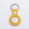 Chaveiro Dispositivo Anti-Perda de Posicionamento e Rastreamento Personalizado Tudo Incluído Feito de Material PU, Estojo de Couro Localizador à Prova d'Água Adequado para Airtag