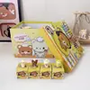 Juguete Creativo de Moda Dibujo Animado Figura Linda Frijol Pequeño Lindo Caja Sorpresa Adorno Mini de Escritorio Exquisito Juguete Pequeño Sorpresa para Niños