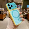 Magnético 3D de Onda de Alto Valor Aplicável para Capa de Celular Apple 17promax iPhone18pro Color Blocking 16/15