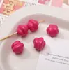 Color Macarrón Cuentas Acrílicas de Helado Llavero Colgante Hecho a Mano Accesorios Cadena para Teléfono Móvil Material