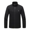 Chaqueta térmica transfronteriza, tejido polar, pantalla de temperatura USB, calefacción eléctrica, temperatura constante inteligente, cálida y con calefacción, unisex