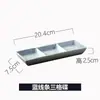 Juego de Cerámica Estilo Japonés para Salsa de Soja Juego de Mesa de Cuatro Piezas tamaño pequeño Olla para Salsa de Soja Frasco para Chile Frasco para Palillos traje
