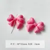 Dulce Genial BarbieGugubi Mengli Serie Rosa Negra Bolígrafo Corazón Flor Acrílico Hecho a Mano DIY Accesorios Materiales