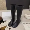 Textura de piel de oveja~Botas vintage para aumentar la altura para mujeres menudas, botas de montar adelgazantes para otoño e invierno con punta redonda, botas de caña recta versátiles