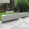 Comunidad Comercial Banco de Concreto Silla Cuadrada de Ocio Tira de Cemento Grc Asiento de Descanso Banco de Parque de Aeropuerto