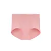 Calcinhas Femininas Seamless de Algodão de Alta Elasticidade com Cintura Alta para Controle da Barriga, com Forro que Muda de Cor com a Temperatura e Antibacteriano, Atacado