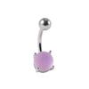 Comercio electrónico transfronterizo nuevo acero inoxidable cuatro garras color caramelo ojo de gato esmerilado piercing ombligo Amazon eBay AliExpress