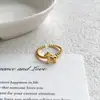 Anillo Único "Hazte Rico al Instante" Nuevo para Otoño e Invierno para Mujeres, Preciso Retro de Gama Alta Diseño de Nicho Accesorio de Mano Abierto Joyería