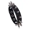 Pulsera de Cuero con Remaches y Púas de Nuevo Estilo Punk, Superventas Europeo y Americano, Pulsera Exagerada Unisex para Hip-Hop Callejero
