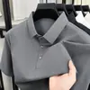 2026 Nueva Camisa de Verano para Hombre con Cuello y Manga Corta, Camisa Casual de Negocios de Lujo Ligero, Camisa Deportiva de Media Manga Transpirable de Secado Rápido para Hombre