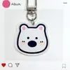 Pingente de Chaveiro Dupla Face em Acrílico Desenho Animado Fofo, Acessório de Presente Divertido para Mochila, Fone de Ouvido, Estojo de Lápis, Pequeno Enfeite Pendurado