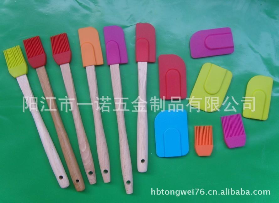 P-097-5D硅胶刷铲牛油刮刀硅胶牛油刮刷打蛋器厨房用品总