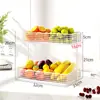 Prato de Frutas Multicamadas Sala de Estar Mesa de Centro Cesta de Frutas Doméstica Bandeja de Exibição de Doces e Salgadinhos Suporte de Armazenamento de Mesa Bandeja de Frutas