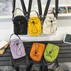 Bolso de Hombro Ligero Camping Casual Bolso Cruzado Multifuncional para Mujer Bolso para Teléfono Móvil Ciclismo Viaje Bolsa para Botella de Agua