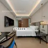 Muebles de Hotel de la Ciudad de Jinjiang Habitación Estándar Juego Completo de Camas Dobles para Casas de Huéspedes, Camas Específicas para Hotel, Fábrica de Muebles para Habitaciones Modelo de Renovación