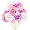 AliExpress 15 Piezas nuevo Team Bride combinación de globos de confeti color oro rosa Decoración para despedida de soltera boda