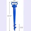 Fábrica en stock al por mayor sombrilla de playa sombrilla solar base para sombrilla sombrilla de playa base de plástico para sombrilla tapón de tornillo de plástico para sombrilla