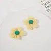 Accesorios de Flor de Cinco Pétalos Rellenos de Algodón Estilo Fresco y Sencillo para Manualidades DIY Infantiles, Componentes de Joyería, Materiales de Decoración para Bolsos y Ropa
