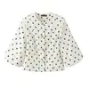 Fabricante Mayorista de Ropa para Mujer Transfronteriza Moda Estilo Europeo y Americano Primavera y Otoño 2026 Blazer de Puntos Asimétrico con Botones y Manga Enrollada