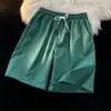 Pantalones casuales de color liso para hombre, nuevo estilo de verano 2026, shorts frescos de pierna recta, shorts deportivos para hombre, siempre en stock