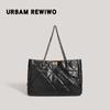Bolso Acolchado con Cadena de Gran Capacidad para Mujer 2026 Nuevo de Moda Texturizado Bolso Tote de Nicho Bolso de Hombro Versátil para Mujer