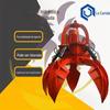 Sucata de aço hidráulico grab multi-função cascalho grab alta dureza resistente ao desgaste aço fantasia garra hidráulica
