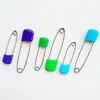 Alfiler de Seguridad Bebé Dibujos Animados Lindo Bebé Recién Nacido Trompeta Invisible Anti-Rebote Pin de Bloqueo Alfiler de Seguridad para Niños