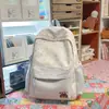 Mochila Escolar Transfronteiriça Novo Estilo Bonita para Estudantes, Mochila Versátil Estilo Faculdade para Meninas Bonitas, Formato de Estrela, Grande Capacidade, Mochila Leve de Duas Alças