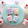 Dulce Pudín de Cereza Coreano Helado DIY Accesorios para el Cabello de Niños Ropa con Patrón de Helado Linda Accesorios