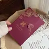 Invitación para Recién Casados Tarjeta de Invitación Especial para Boda Tarjeta de Celebración de Boda 2025 Nuevo Estilo Impresión Material de Papel de Alta Gama Fabricante
