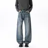 Nuevos Pantalones Casuales de Alta Calidad para Hombre Otoño/Invierno 2026, Pantalones de Mezclilla Populares de Alta Calidad para Jóvenes, Modernos