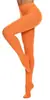 Medias de Terciopelo 80D Estilo Primavera y Otoño en Colores Caramelo, Alta Elasticidad, Tallas Grandes, Leggings Adelgazantes para Mujer de Nueve Puntos con Pies