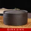 Cinzeiro de Areia Roxa WG6Q com Tampa Anti-Cinzas Médio Cerâmica Sala de Estar Escritório Extinção de Fumaça Acessórios Retro para Casa
